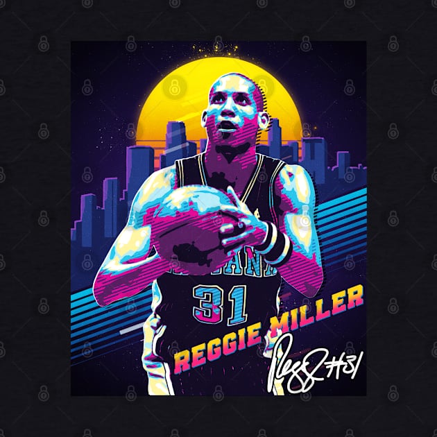 Reggie Miller Choke Sign Basketball Legend Signature Vintage Retro 80s 90s Bootleg Rap Style by CarDE